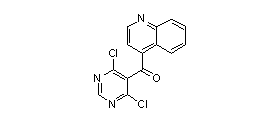 (4,6-dichloropyrimidin-5-yl)(quinolin-4-yl)methanone